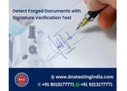 Why Choose Us for Signature Verification Forensic Test?