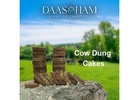 making cow dung cake