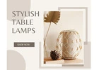 Buy Stylish Table Lamps for Study Desk & Side Table Online | Whispering Homes 
