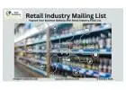 Avail customized Retail Industry Email List across USA-UK