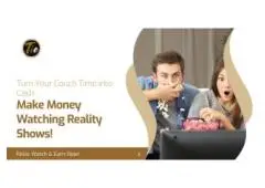 Get Paid to Binge: Earn Cash While Enjoying Your Favorite Reality TV