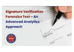 Get Signature Verification Forensic Test