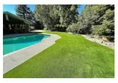Artificial grass for swimming pools