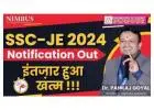 Complete information for SSC JE 2024 Exam Date?