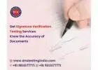 Choose Us for Signature Verification Forensic Tests